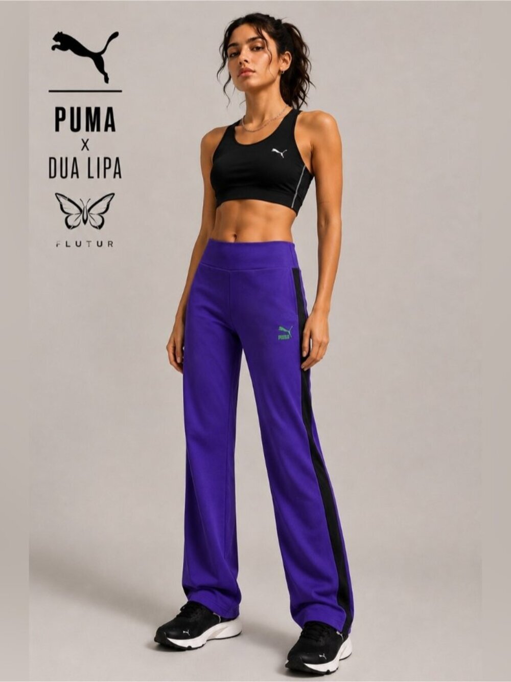 Puma x Dua Lipa Flutur T7 Purple Track Pants | Women’s Medium